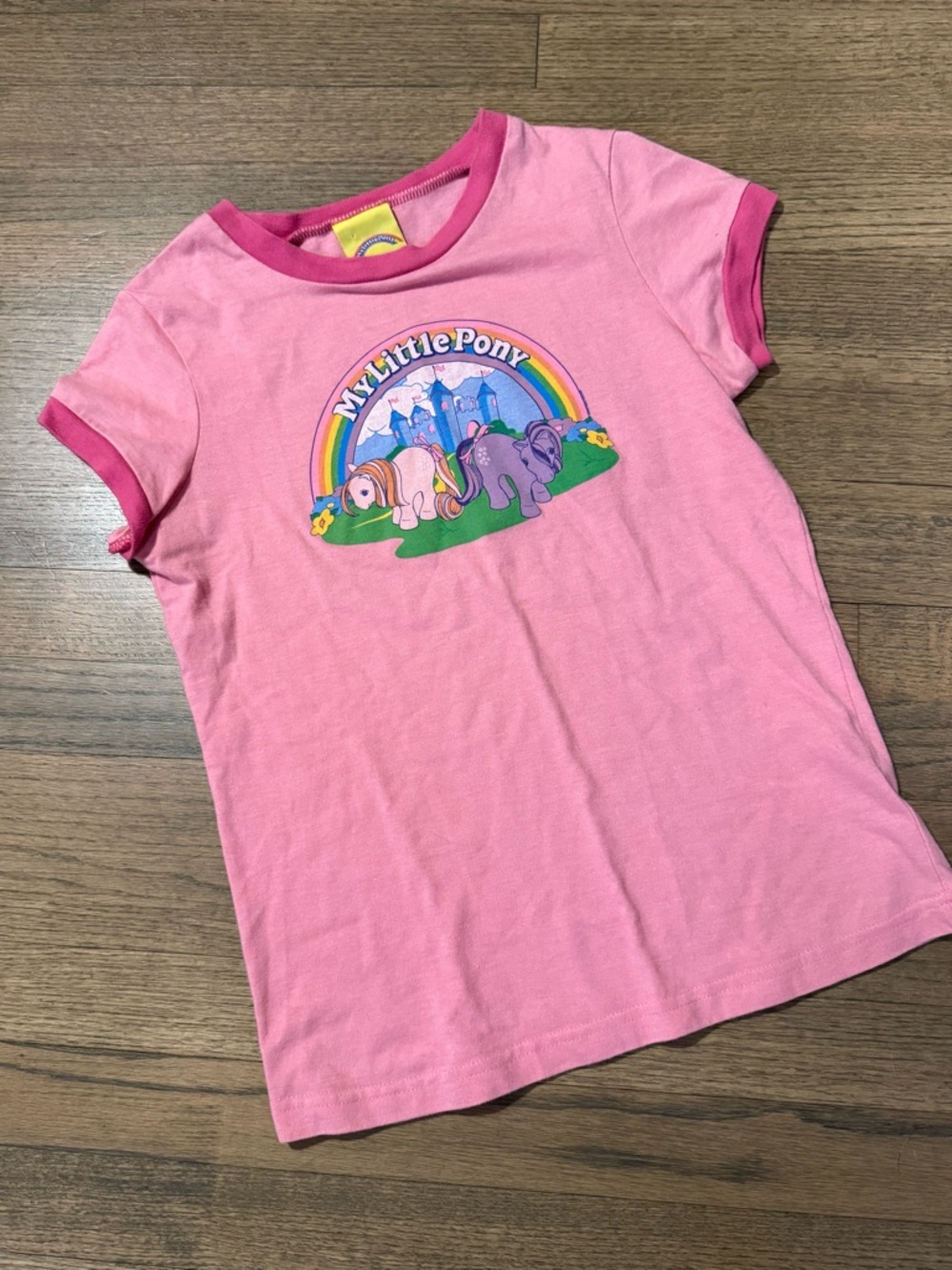 My Little Pony Vintage Y2K 2002 Hasbro Baby Tee: Size Large